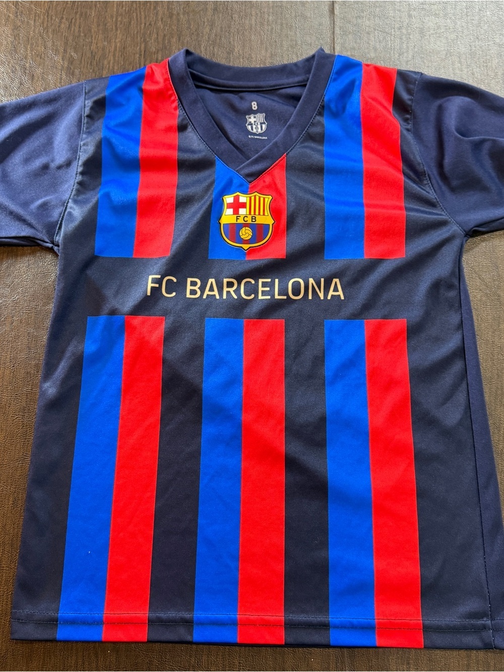 FC Barcelona Soccer Jersey Youth Sz 8